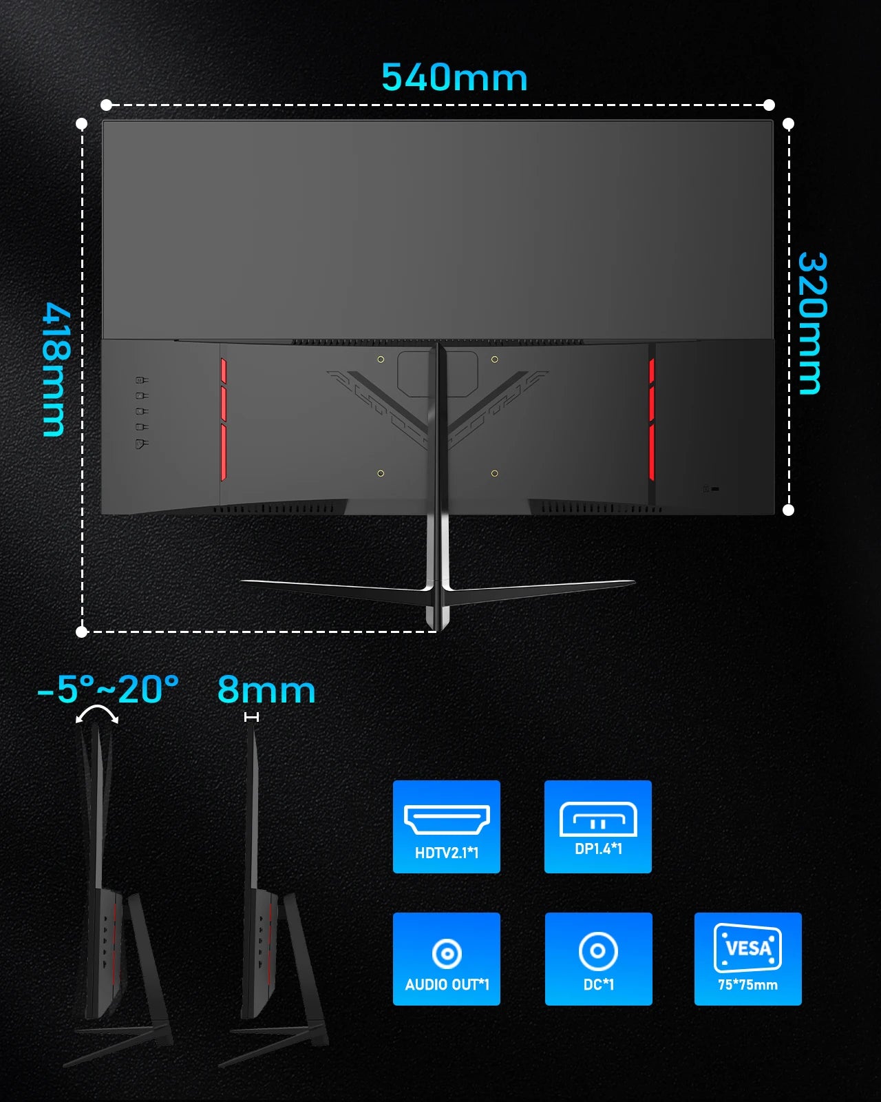 Voltora FYHXele 24” 180Hz Gaming Monitor