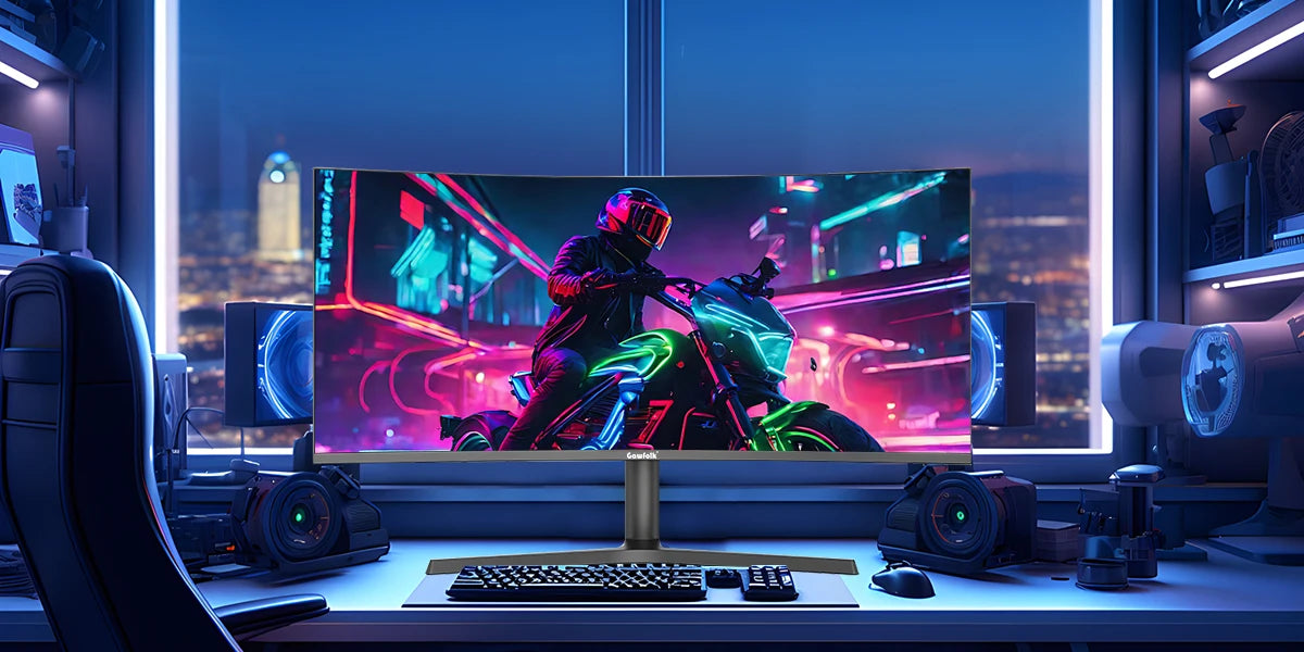 Voltora UltraWide 34” Curved Gaming Monitor – 144Hz HDR400, 1500R Immersion