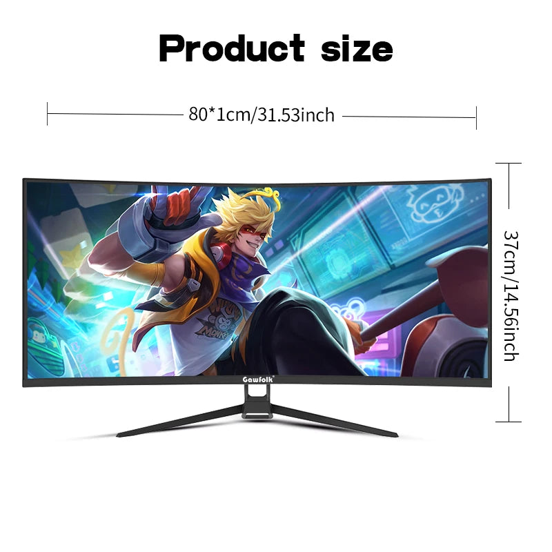 Voltora UltraWide 34” Curved Gaming Monitor – 144Hz HDR400, 1500R Immersion