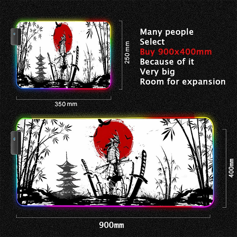 Voltora Samurai RGB Gaming Mouse Pad