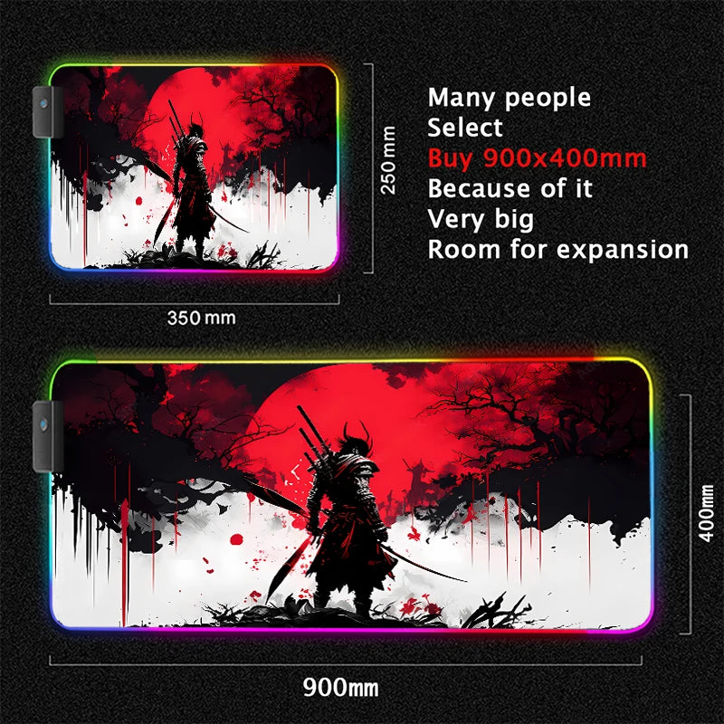 Voltora Samurai RGB Gaming Mouse Pad