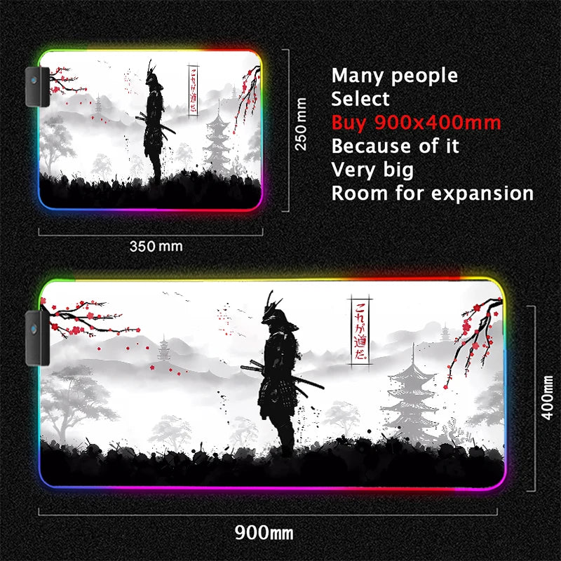 Voltora Samurai RGB Gaming Mouse Pad