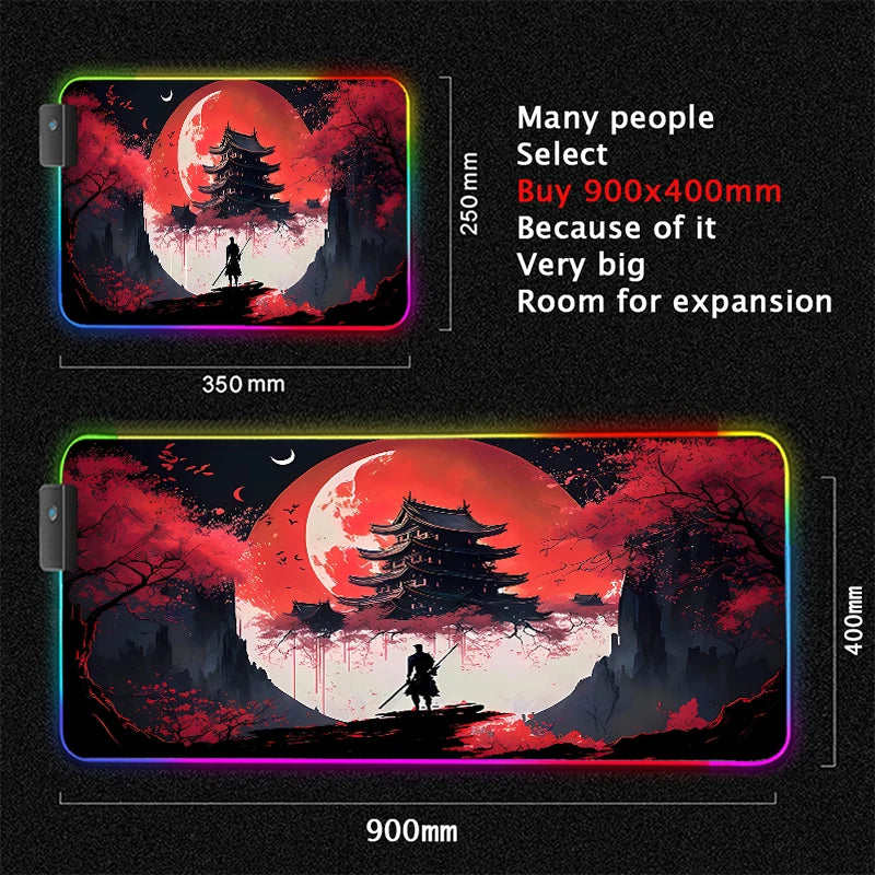 Voltora Samurai RGB Gaming Mouse Pad