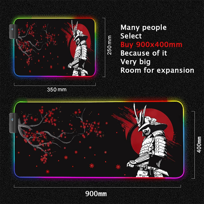 Voltora Samurai RGB Gaming Mouse Pad
