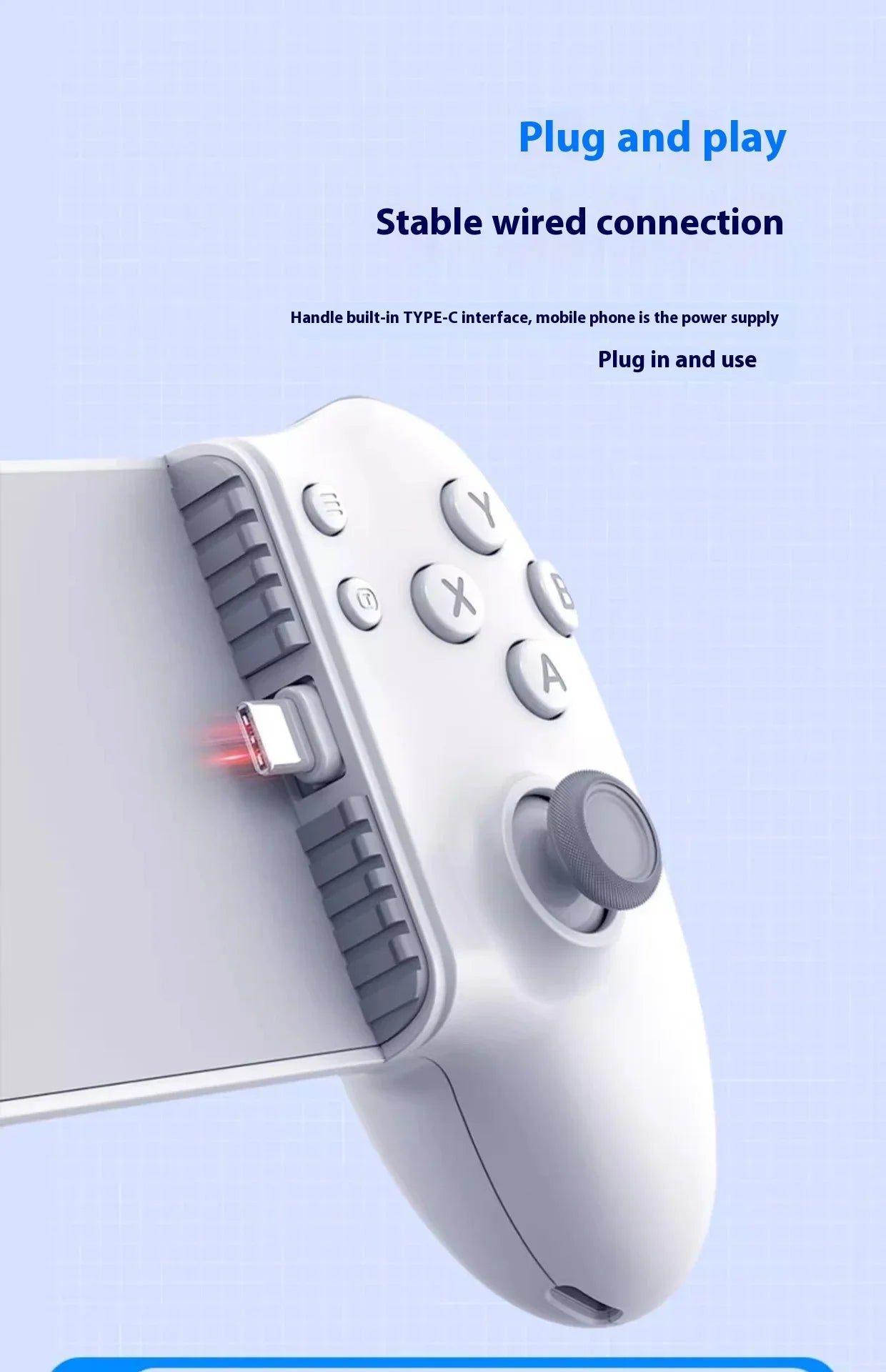 Voltora MEMO S3 Pro – Multi-Mode Mobile Gamepad (Type-C & Bluetooth, Hall Effect Joysticks)