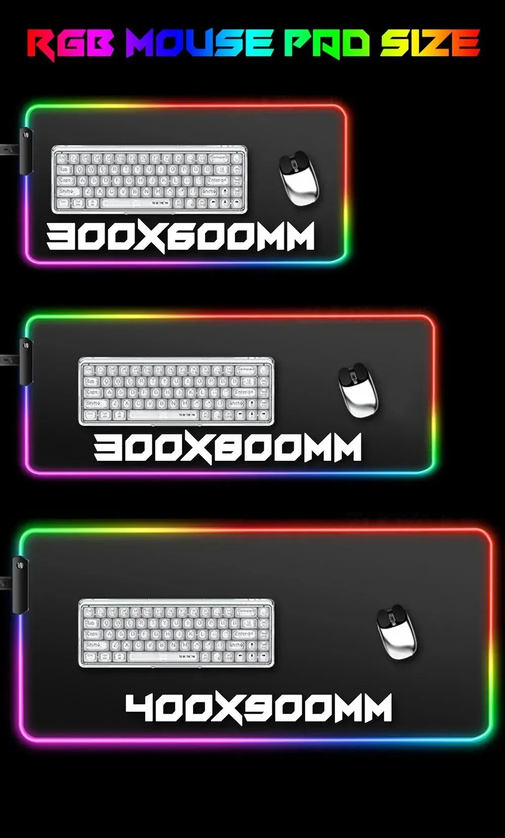 Voltora Samurai RGB Gaming Mouse Pad